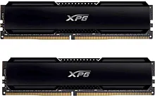 Модуль памяти ADATA 64GB (2x32GB) DDR4 UDIMM, XPG GAMMIX D20, 3200MHz CL16-20-20, 1.35V, Черный Радиатор (AX4U320032G16A-DCBK20)