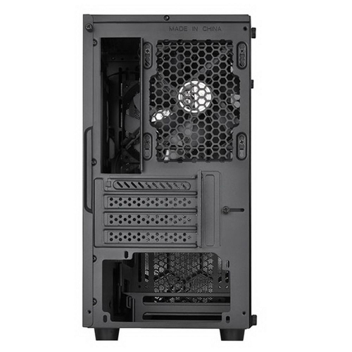 Корпус Silverstone SST-PS15B-PRO Precision Mini Tower Micro ATX Computer Case, tempered glass, 2x 120mm ARGB, 1x ARGB Controller, black (G410PS15BPRO020) фото 7