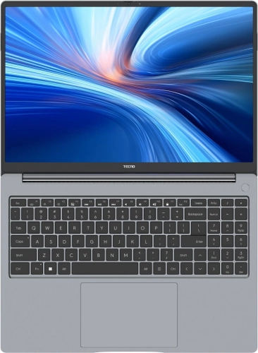 Ноутбук Tecno MegaBook T16RA Core i5 13420H 16Gb SSD1Tb Intel UHD Graphics 16 IPS FHD+ (1920x1200) Windows 11 Home 64 grey WiFi BT Cam 6510mAh (71005000729) фото 4