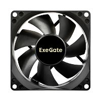 Exegate EX297043RUS Вентилятор 12В DC ExeGate ExtraSilent ES08025S3P (80x80x25 мм, Sleeve bearing (подшипник скольжения), 3pin, 2100RPM, 21dBA)