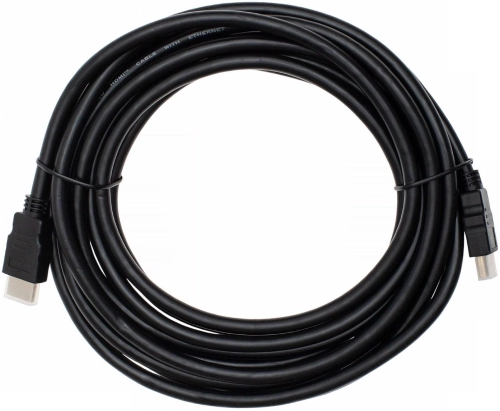 Кабель аудио-видео Cactus CS-HDMI.1.4-5 HDMI (m)/HDMI (m) 5м. позолоч.конт. черный