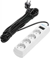 Сетевой фильтр Pilot mini 7м (4 розетки) белый (коробка) (130) (130#!!!)
