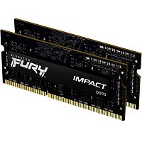 Модуль памяти Kingston FURY Impact DDR3L 16GB 1866MHz CL11 SODIMM 1.35V Kit of 2 (KF318LS11IBK2/16)