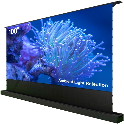 Экран Cactus 100 125x221см FloorRising CS-PSFRALR-221X125 16:9 напольный рулонный черный (моторизованный привод)