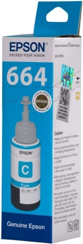 Чернила Epson T6642 голубой 70мл для Epson L100 (C13T66498)