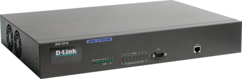 8-ми портовый ADSL IP DSLAM (до 16 портов)/ DAS-3216/RU IP DSLAM 8xADSL, 1x100Base-TX