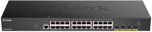 Коммутатор D-Link DGS-1250-28X/RU/A1A (L3) 24x1Гбит/с 4SFP+ управляемый