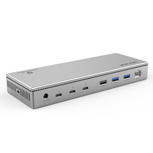 док-станция Docking Station WAVLINK Thunderbolt 4 Dual Display/ 98W Power Delivery Include 20V/ 11.5A Power Adapter/ 4xUSB3.0/ 3xThunderbolt 4/ 2xDP 4K 60HZ/ 2xHDMI 4K 60HZ/ 1xGigabit LAN/ 1xCombo Audio Jack/ 1xCardReader (WL-UTD43 PRO) фото 2