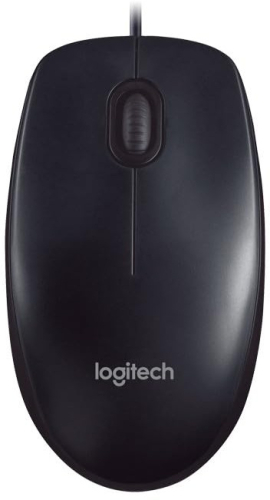 Мышь Logitech M90 черный оптическая (1000dpi) USB (2but) (/910-001795)