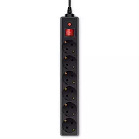 Сетевой фильтр Buro 600SH-16-5-B 5м (6 розеток) черный (коробка)