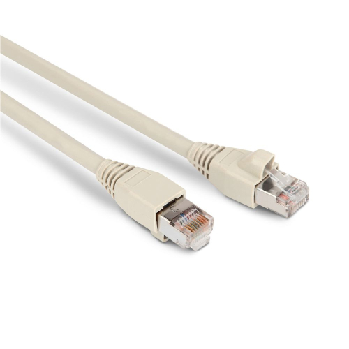 Кабельная сборка Hyperline Hyperline PC-LPM-STP-RJ45-RJ45-C6a-3M-LSZH-GY Патч-корд U/ FTP, экранированный, Cat.6a