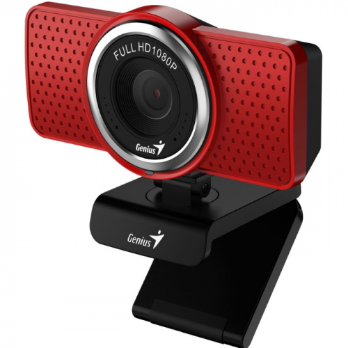 Веб-камера Genius ECam 8000 Red, FHD, 1080p, 2Mp, USB (32200001407) фото 2