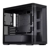 Корпус без блока питания/ JONSBO D300, Mini-Tower, TG, no fan, 2xUSB-A 3.2 + 1xUSB-C 3.2, mATX, mITX Black (D300 BLACK)