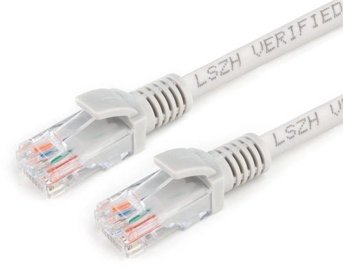 Патч-корд Premier PP31-0.5M-LSZH 1Гбит/ с UTP 4 пары cat.5E CCA molded 0.5м серый RJ-45 (m)-RJ-45 (m)