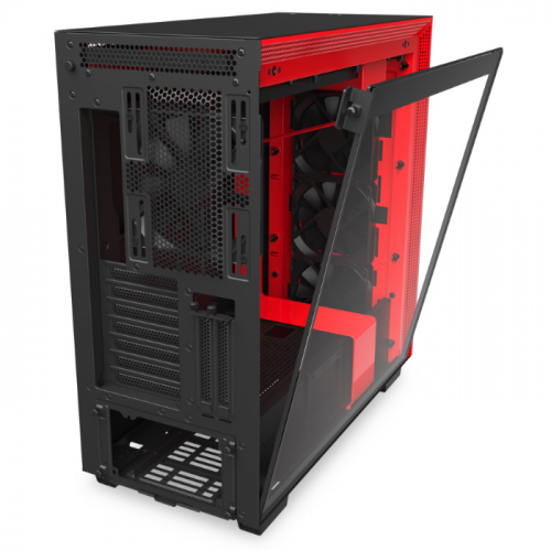 Корпус NZXT H710i Black/Red, без БП, E-ATX, ATX, mATX, Mini-ITX, 2x3.5