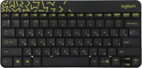 Клавиатура + мышь Logitech MK240 клав:черный/желтый мышь:черный/желтый USB беспроводная slim Multimedia (920-008198) фото 5