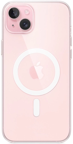 Чехол (клип-кейс) Apple для Apple iPhone 15 Plus Clear Case MT213FE/ A with MagSafe прозрачный (MT213FE/A)