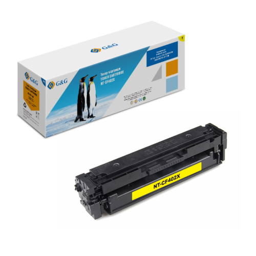 Тонер-картридж G&G NT-CF402X желтый 2300 страниц для НР LaserJet Color M252 / n/ dn/ dw M277n/ dw