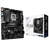 Материнская плата ASROCK Z890 PRO-A, LGA1851, Z890, 4*DDR5, 4*SATA, 4*M.2, 4*USB 3.2, 4*USB 2.0, Type-C, 1*PCIx16, 2*PCIx4, 1*M.2 (Key E), HDMI+DP, ATX