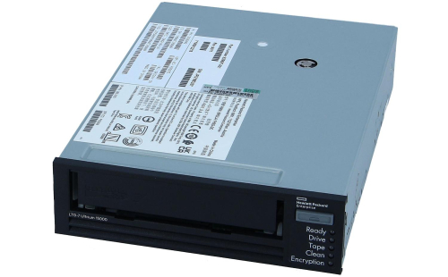 HPE Ultrium 15000 SAS Tape Drive, Int. (Ultr. 6/ 15TB; 1data ctr, SAS cbl SFF8482/ SFF8087) (BB873A)