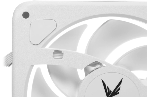 Вентилятор для корпуса Formula V Line AIR FUSION 3 WH, 360x120x28mm, ARBG 3pin + PWM 4pin, 500-1800 RPM, 34.95 DBA MAX, HYDRO BEARING фото 7