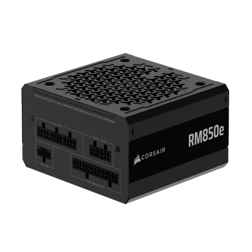 Блоки питания/ Power Supply Corsair RM850e, 850W 80+ Gold (ATX, 3.1, PCIe 5.1, Full modular, 1x24(20+4)pin, 2xEPS/ ATX 12V 8-pin (4+4), 1x12V-2x6(12+4)pin, 2x12V-2x6 to Dual 8-Pin(6+2), 1xPCIe 8-Pin(6+ (CP-9020296-UK)