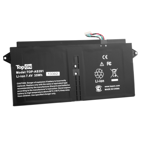Аккумулятор для ноутбука Acer Aspire S7-391 7.4V 4680mAh PN: AP12F3J (TOP-AS391)