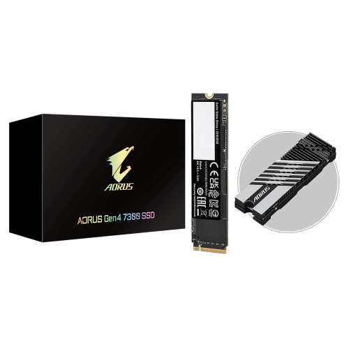 Твердотельный накопитель SSD Gigabyte AORUS 2TB M.2 2280 AG4732TB Client PCI-Express 4.0 x4, NVMe 1.4 7300/ 6850 RTL