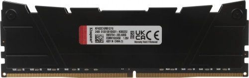 Память оперативная/ Kingston 16GB 3200MT/s DDR4 CL16 DIMM 1Gx8 FURY Renegade Black (KF432C16RB12/16) фото 2
