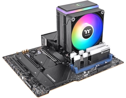 Устройство охлаждения(кулер) Thermaltake Astria 400 ARGB Soc-AM5/ AM4/ 1151/ 1200/ 1700 черный Al+Cu 230W Ret (CL-P120-CA12SW-A) фото 3