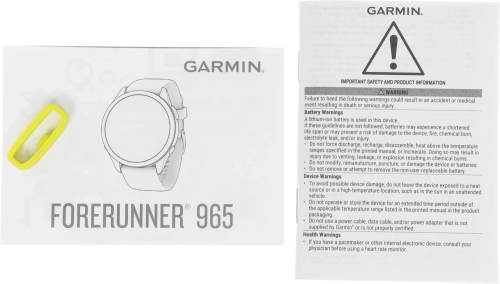 Смарт-часы Garmin Forerunner 965 47мм 1.4 AMOLED корп.черный рем.черный/желтый разм.брасл.:135-205мм (010-02809-12) фото 14