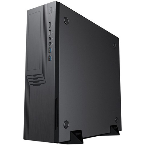 Slim Case Powerman EL555 Black PM-300ATX 2*USB 3.0+2*USB2.0,HD,Audio mATX, miniATX (6141876) фото 3