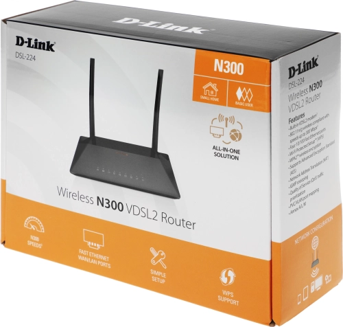 Роутер беспроводной D-Link (DSL-224) 10/ 100BASE-TX фото 10