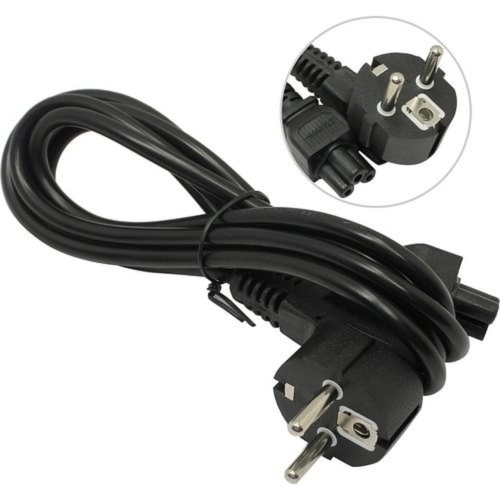 Exegate ES281006RUS Кабель питания ноутбуков ExeGate Special PC5-1,8S (Евровилка Schuko-]С5) 3*0.5mm2, CCA, черный, 1.8м.