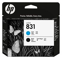 Картинка Печатающая головка для латексных чернил HP 831 Голубой / Черный, CZ677A 
