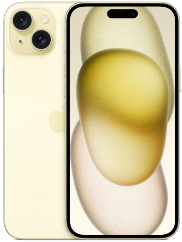 Смартфон Apple A3094 iPhone 15 Plus 128Gb желтый моноблок 3G 4G 6.7