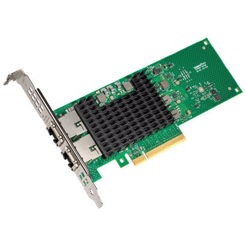 Сетевая карта/ Intel® Ethernet Network Adapter X710-T2L, Dual Ports RJ45, X710-AT2, 10GbE/ 5GbE/ 2.5GbE/ 1GbE/ 100Mb, PCIe v3.0 (8.0GT/ s), QoS, VMDq, SR-IOV, iSCSI/ NFS (X710T2LBLK)
