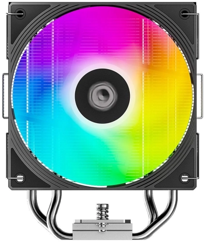 ID-COOLING FROZN A410 SE ARGB LGA1700/ 1200/ 115X/ AM5/ AM4 (10шт/ кор, TDP 180W, PWM, 4 тепл.трубки прямого контакта, ARGB FAN 120mm, черный) RET фото 4
