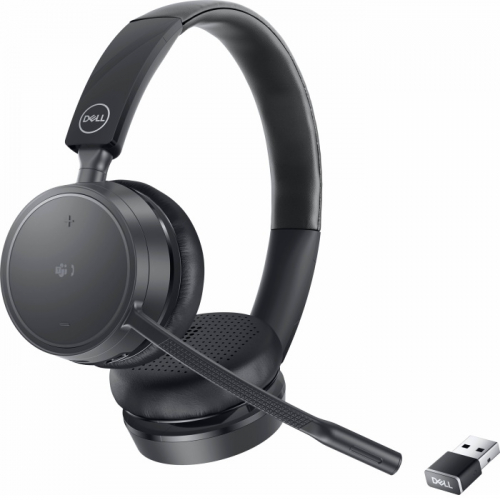 Компьютерная гарнитура Dell Headset Pro WL5022, Bluetooth - wireless - USB-A via Bluetooth adapter, Hi-Fi stereo (520-AATM) фото 2