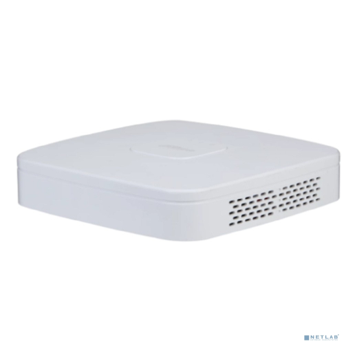 DAHUA DHI-NVR2104-4KS3 4-канальный IP-видеорегистратор, 4K и H.265+, видеоаналитика, входящий поток до 80Мбит/ с, 1 SATA III до 20Тбайт
