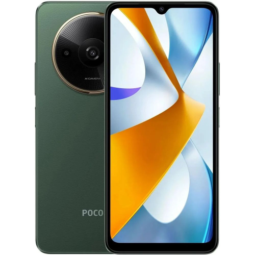 Смартфон POCO C61 4+128Gb зеленый (MZB0IL6RU)