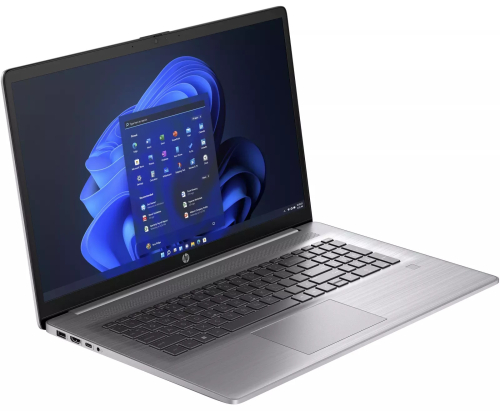 Ноутбук HP Probook 470 G10 Core i7-1355U 17.3 FHD (1920x1080) 300nits AG 16Gb DDR4(1x16GB),512GB SSD,41Wh,Backlit,2.1kg,1y,Asteroid Silver,Dos,KB Eng (9G1Q8ET) фото 3