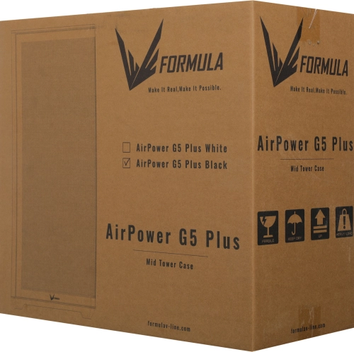 Корпус Formula Air Power G5 Plus черный без БП ATX 2xUSB2.0 audio bott PSU (AIR POWER G5 PLUS BLACK) фото 17