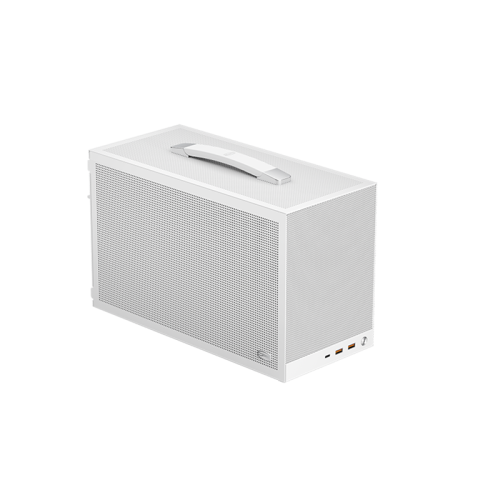 Корпус без блока питания/ Case PCCooler K101 MESH WH 3F, Mini-Tower, Mesh, 3x120mm, 2xUSB-A 3.0 + 1xUSB-C 3.1, SFX PSU Support, mITX White