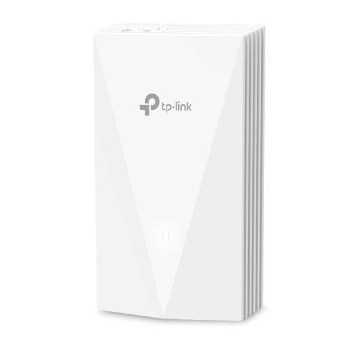 TP-Link EAP655-WALL, AX3000 Встраиваемая в стену вухдиапазонная точка доступа Wi Fi 6, 1 гиг. Uplink + 3 Dounlink порта RJ45, до 574 Мбит/ с на 2,4 ГГц + до 2402 Мбит/ с на 5 ГГц, PoE 802.3at/ af
