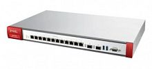 Межсетевой экран/ ZYXEL ZyWALL USG FLEX 700 Firewall with a set of 1 year subscriptions (AS, AV, CF, IDP), Rack, 12 configurable (LAN / WAN) GE ports, 2xSFP, 2xUSB3.0, AP Controller (8/ 264), Device HA Pro (USGFLEX700-RU0102F)