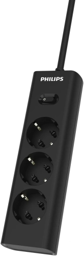 Сетевой фильтр Philips CHP2135BB/ 51 3м (3 розетки) черный (коробка) (CHP2135BB/51) фото 4