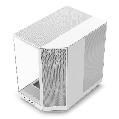 Корпус без блока питания/ Case NZXT H6 Flow, Midi-Tower, TG, 3x120mm, 2xUSB-A 3.2 + 1xUSB-C 3.2, ATX, mATX, mITX White (CC-H61FW-01) фото 3