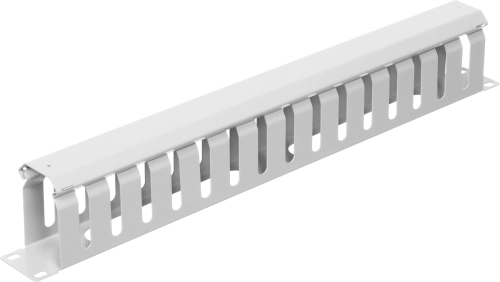 Кабельный органайзер горизонтальный NTSS NTSS-HORGC-1U-(72) односторонний 1U шир.:19 глуб.:72мм
