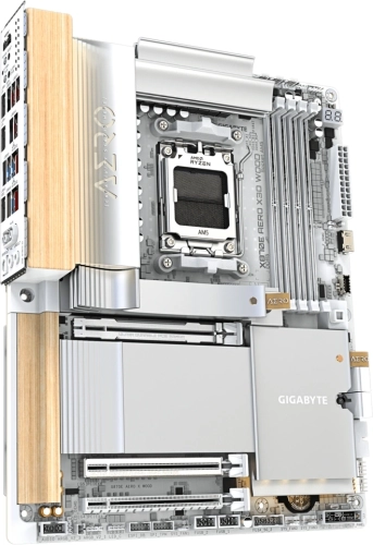Материнская плата Gigabyte X870E AERO X3D WOOD Socket AM5 AMD X870E 4xDDR5 ATX AC`97 8ch(7.1) 2x5Gg RAID+HDMI фото 3